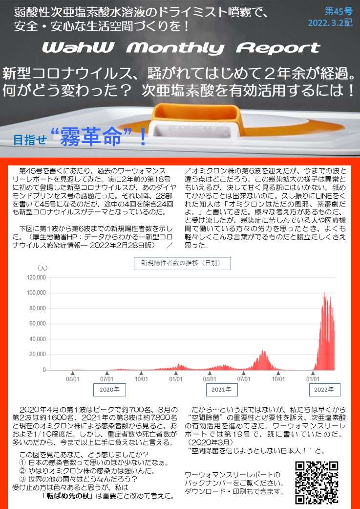 【ワーウォマンスリーレポート第45号】リリースしました。